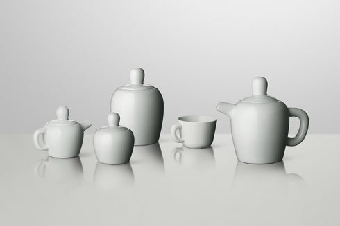 Bule Bulky Tea Pot - Grey